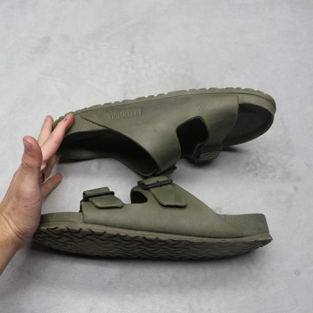 Birkenstock‎ Unisex M9 W11 Sandals Green Arizona EVA Synthetic Double Strap EU42